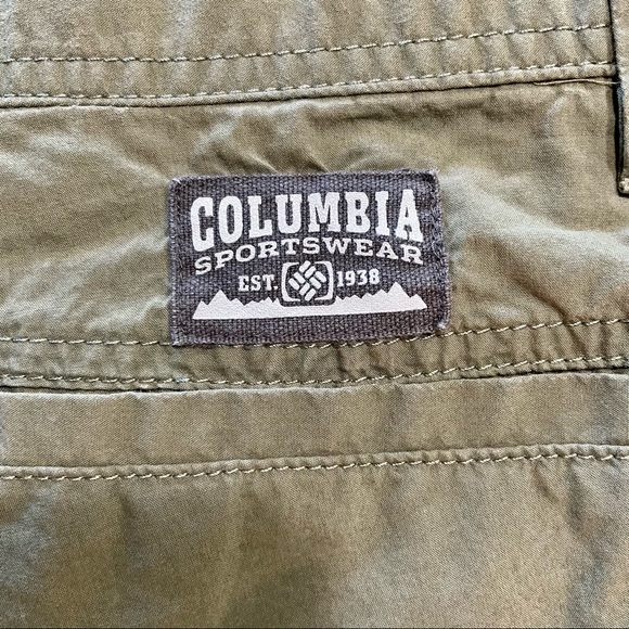 Olive Green Columbia Shorts - Picture 3 of 6